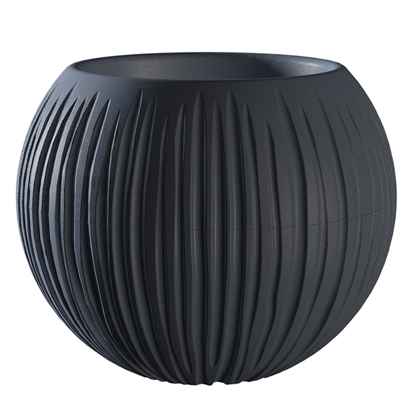 Кашпо Сфера 1,7л Антрацит