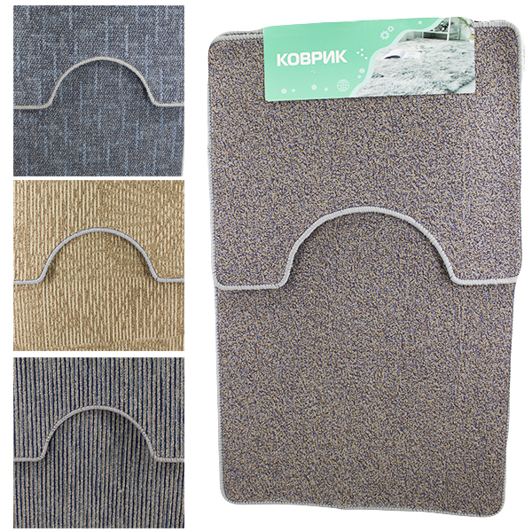 Коврик для ванной комнаты, набор 2шт (50*80см и 48*40см)