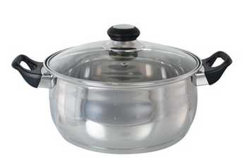 Кастрюля  нерж.  1,2л