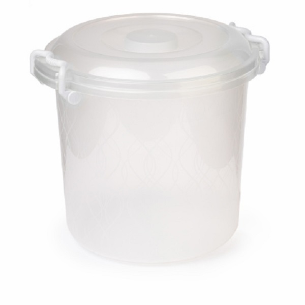 Контейнер круглый с ручками 10л (прозрачный)(то)