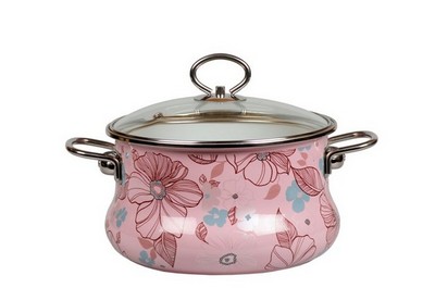 Кастрюля-тор ALEGRIA РОЗОВЫЙ 4л