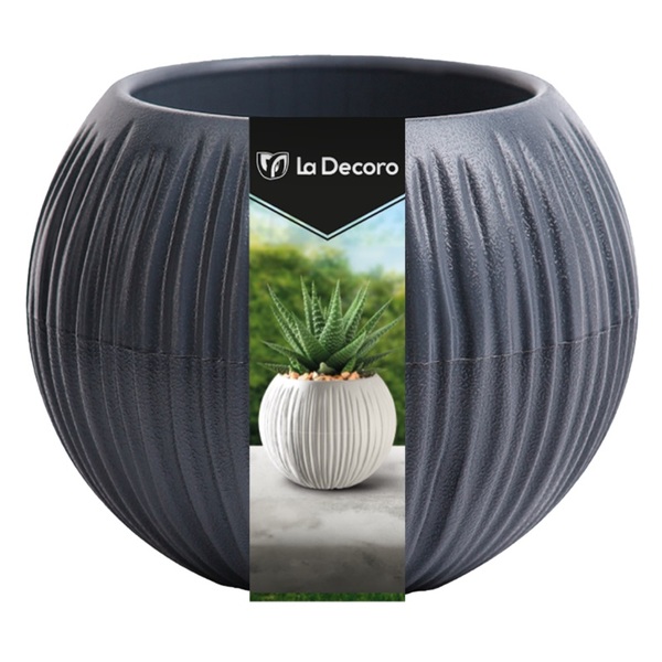 Кашпо "Сфера Мини" (0,3 л.) Цв. Антрацит