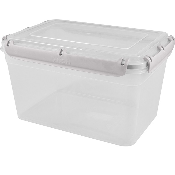 Контейнер BERGEN с защелками 4,5л пепельный жемчуг (то)