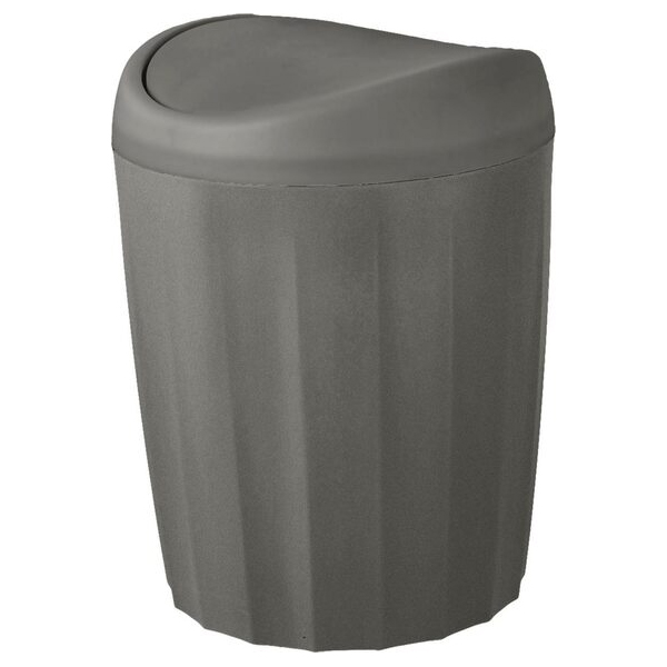 Контейнер для мусора Keeplex Rock'n'Roll 1,1л антрацит (то)