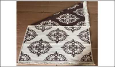 Коврик двухсторонний из хлопка 60х90 коричневый PAMUKLU DOUBLE , Турция NK4-02 