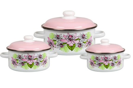 Набор из 3 пред.№04 "Азалия"  (1,5л/2,0л/3,0л)