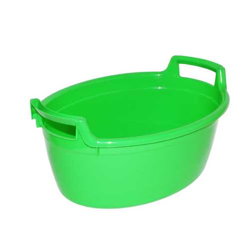 Таз 20 л с ручками овальный