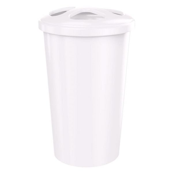 Стакан для зубных щеток "SCANDI" 83х83х122мм 0,4л (Белый)(то)