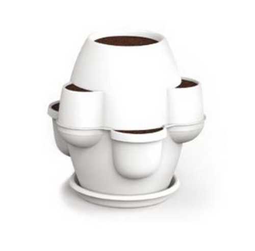 Кашпо ландшафтное ОАЗИС D-80см,H-80см (белый) ~200 литров