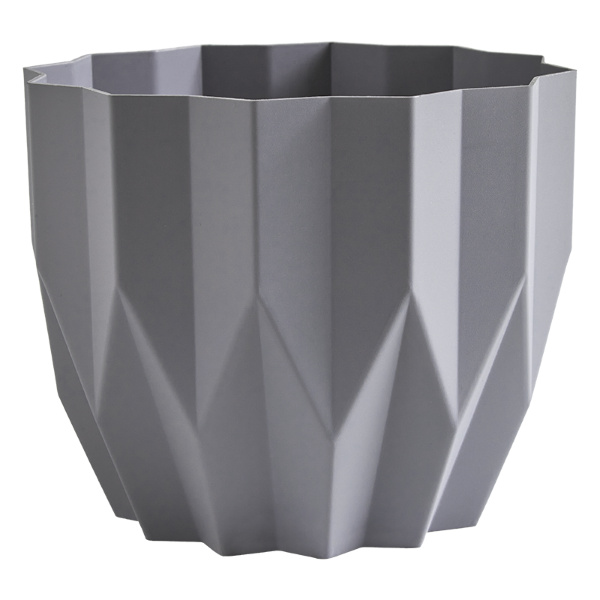 Кашпо Геометрия 5,8л Серый жемчуг