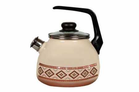 Чайник 3л. со свистком ШОКОЛАД сферич.