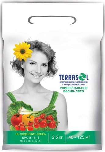 Удобрение минеральное сухоеTerraSol Универсальное вес-лет 2.5кг