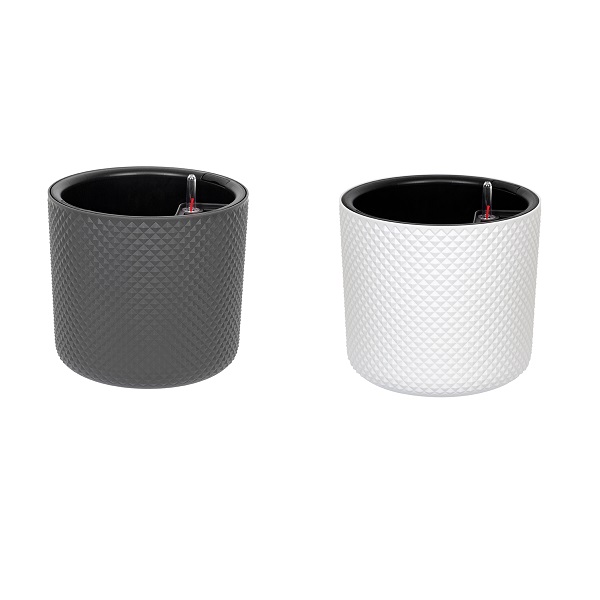 Кашпо ФАСЕТ D360мм 18л/29л с вставкой и автополивом