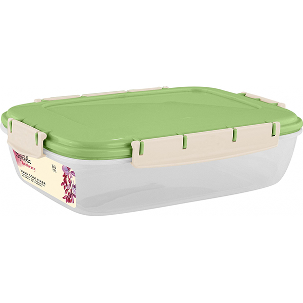 Контейнер д/продуктов Barberry 1,3л герм. прямоуг. фисташка (то)