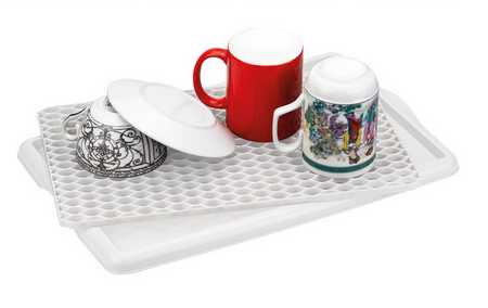 Сушилка-поддон 420x270x20мм (белый)