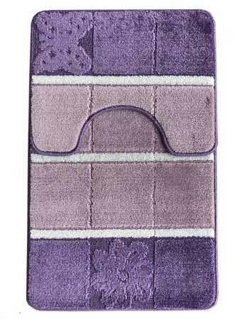 Набор ковриков 2шт. MARATHON из пропилен. 60*100см  STAR BUTTERFLY Лиловый