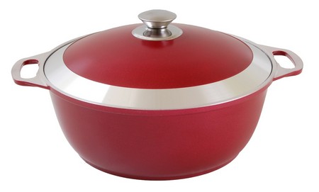 Кастрюля 6л ДП (бордо)