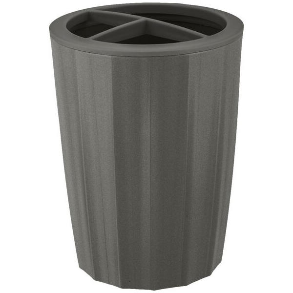 Стакан Keeplex Rock'n'Roll для зубных щеток антрацит (то)