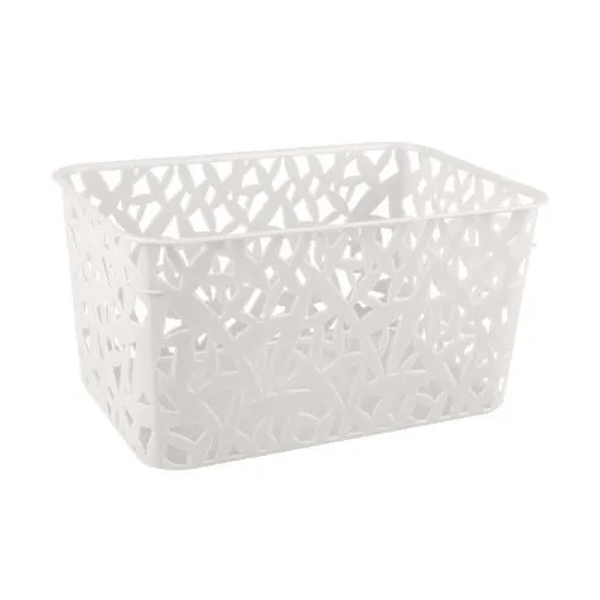 Корзинка универсальная 280х190х145мм 3ХL белый(то)