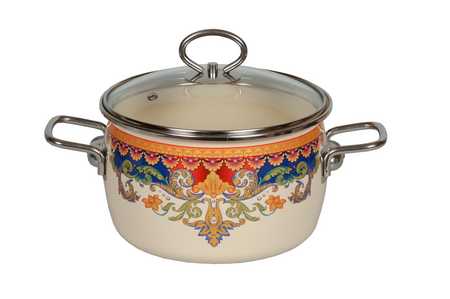 Кастрюля сф. "ORNAMENTO" 4,0л глуб