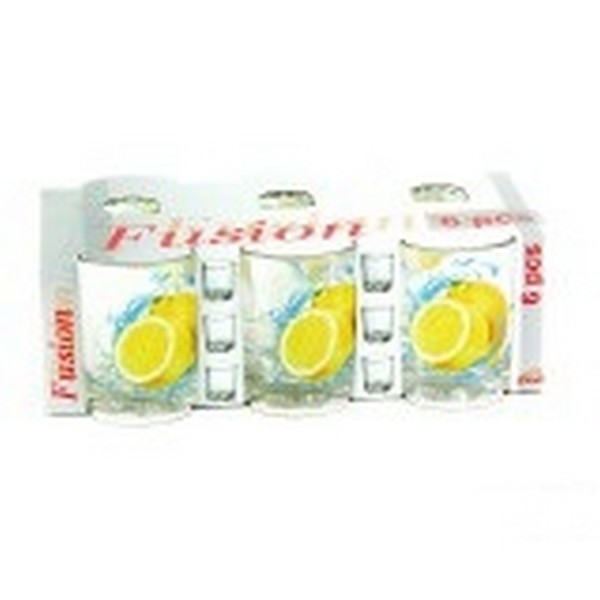 Набор стаканов "Кристалл" 6шт.  250 мл низк. Лимон К