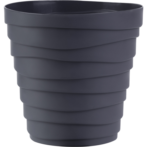 Кашпо "Бархан" 1,4л Антрацит