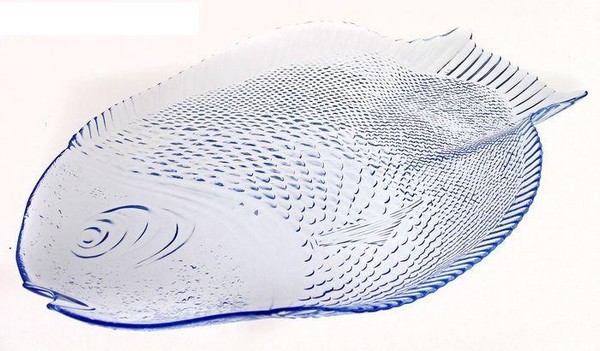 Тарелка МАРИН  250х360мм 1шт. блю  б/у