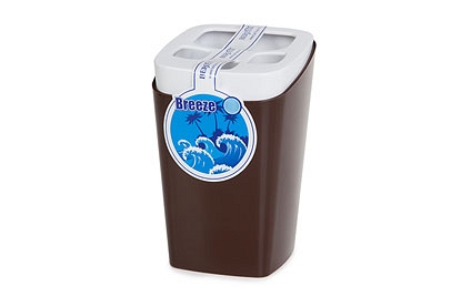 Подставка для зубных щеток "Breeze" (шоколадный) (то)