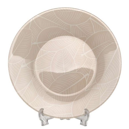 Тарелка упроч. Ливс беж.195 мм 2цв. (рис.41547)