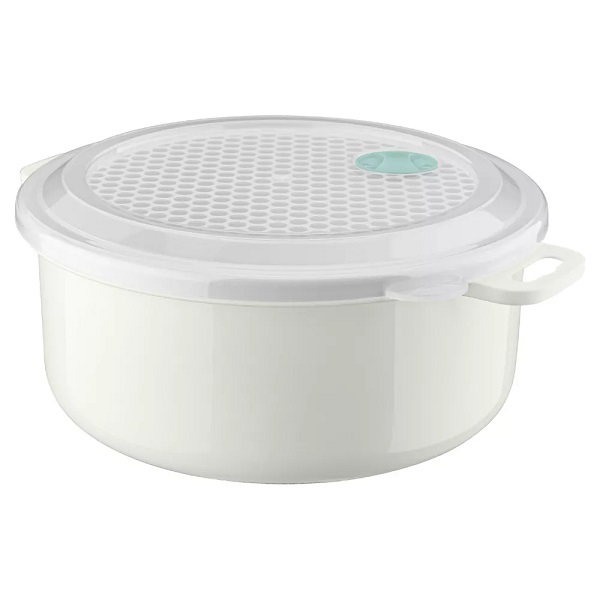 Емкость д/холодильника и СВЧ 230 мм, 3л св.-серый