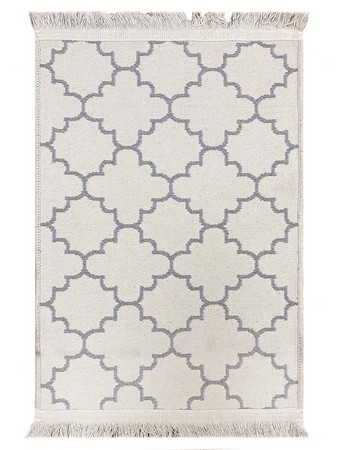 Коврик двухсторонний из хлопка 60х90 серый PAMUKLU DOUBLE , Турция