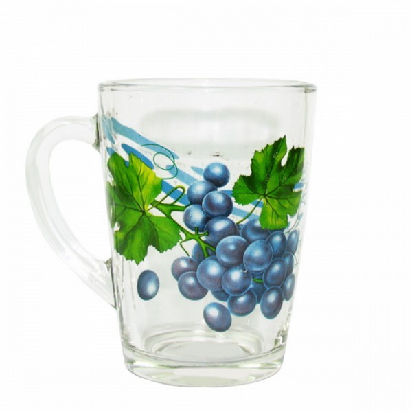 Кружка  300 мл "Капучино"  Виноград 