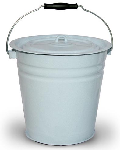 Ведро эмал. 12л с крышкой (эмаль)