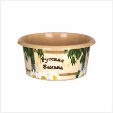Таз 10л "Русская банька" (то)