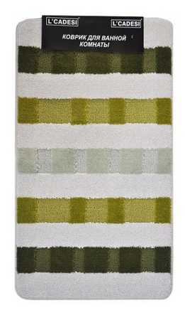 Набор ковриков 2шт. MARATHON из пропилен. из 2 прем 50х80см. и Uвырез 40х50см.зелен Safari