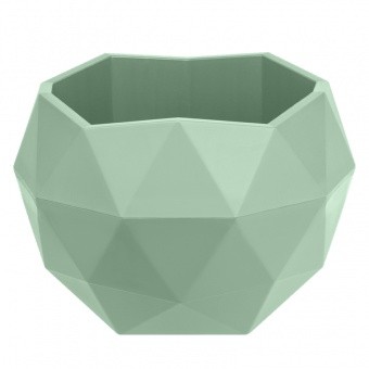 Кашпо Топаз 0,5л (0,45л) Мята d12,3 h10см 