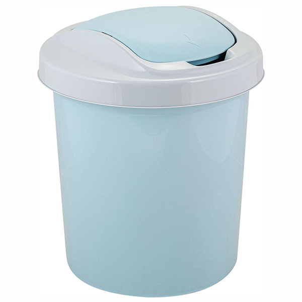Контейнер для мусора 12л Vogue небесный (то)