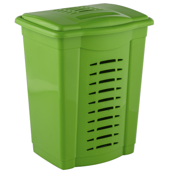 Корзина для белья 420х350х550мм (салатовый)