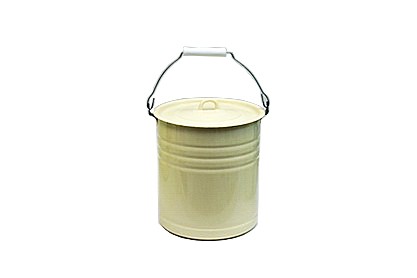 Ведро эмал 12л с/кр  с рис   12244 коническая