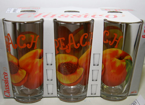 Набор стаканов 6шт. 200 мл "Ода"  Персик К