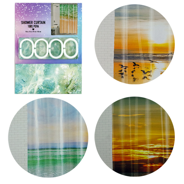 Штора для ванной 180*180 см