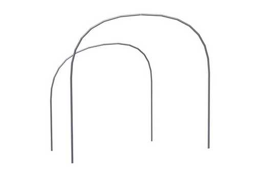 Дуга для парника 3,0м черная (комплект 6дуг)