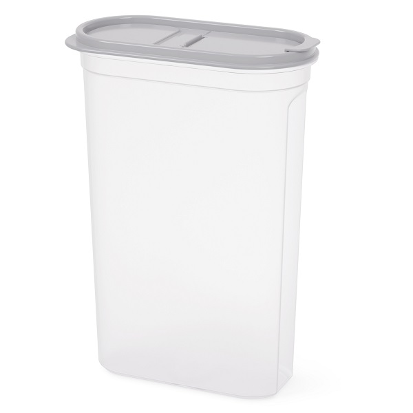 Емкость для сыпучих продуктов "Космо" 2,7л (с клапаном)(серый)(то)