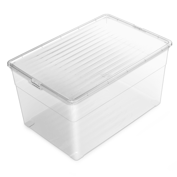 Ящик универсальный "Лайф" 51л с крышкой (то)