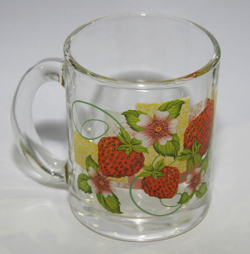 Кружка 300 мл "Чайная" Клубника