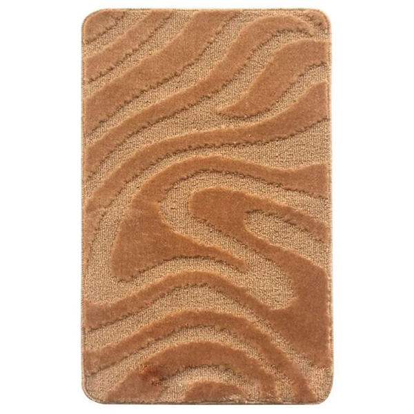 Коврик из полипропилена на латексной основе 60х100(1) L CADESI LEMIS  оранжевый  Турция