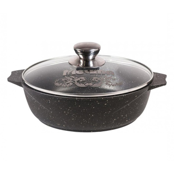 Жаровня индукционная 4л (28 см) АП Гранит black Induction Pro  34802И