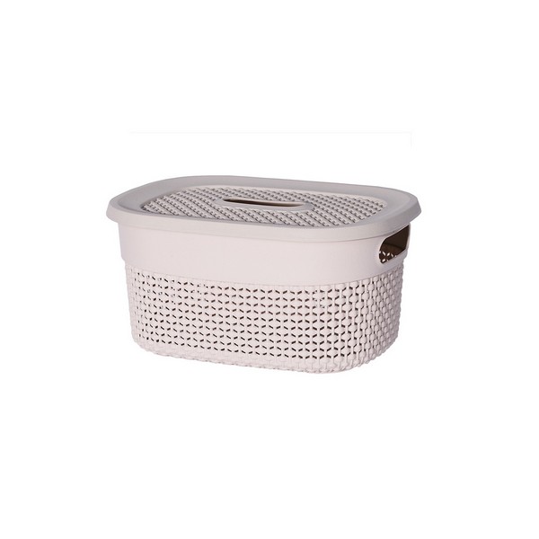 Корзина "Ariana" 12л с крышкой (то)