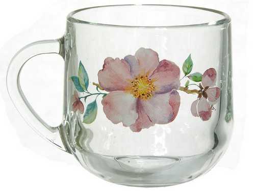 Кружка "Грамине" 300 мл "Акварельны цветы "
