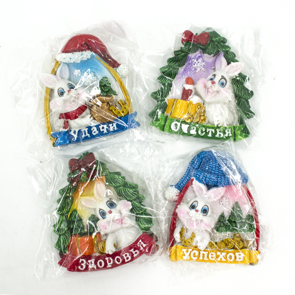 Магнит декоративный ЗАЯЦ 5,5*6,5см Магнит декоративный ЗАЯЦ 5,5*6,5см